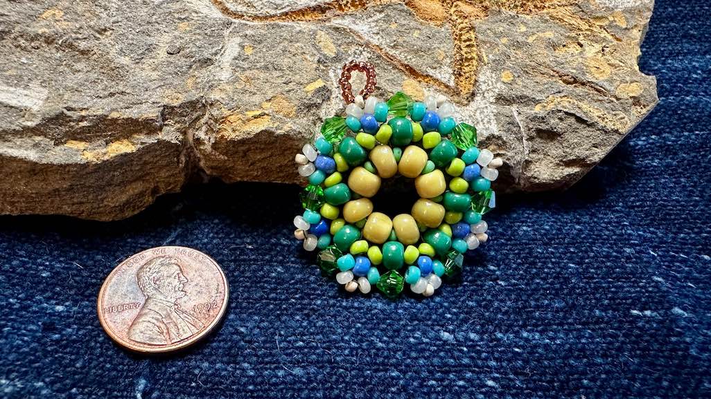 Beaded Mandala Pendant