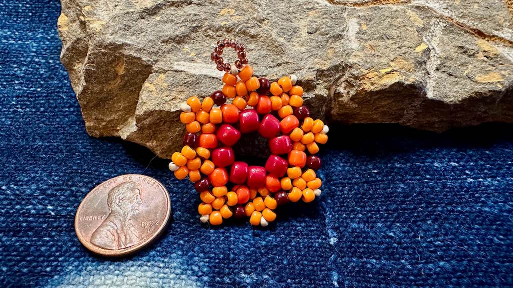 Beaded Mandala Pendant