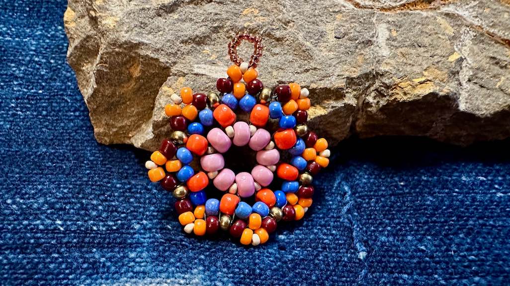 Beaded Mandala Pendant