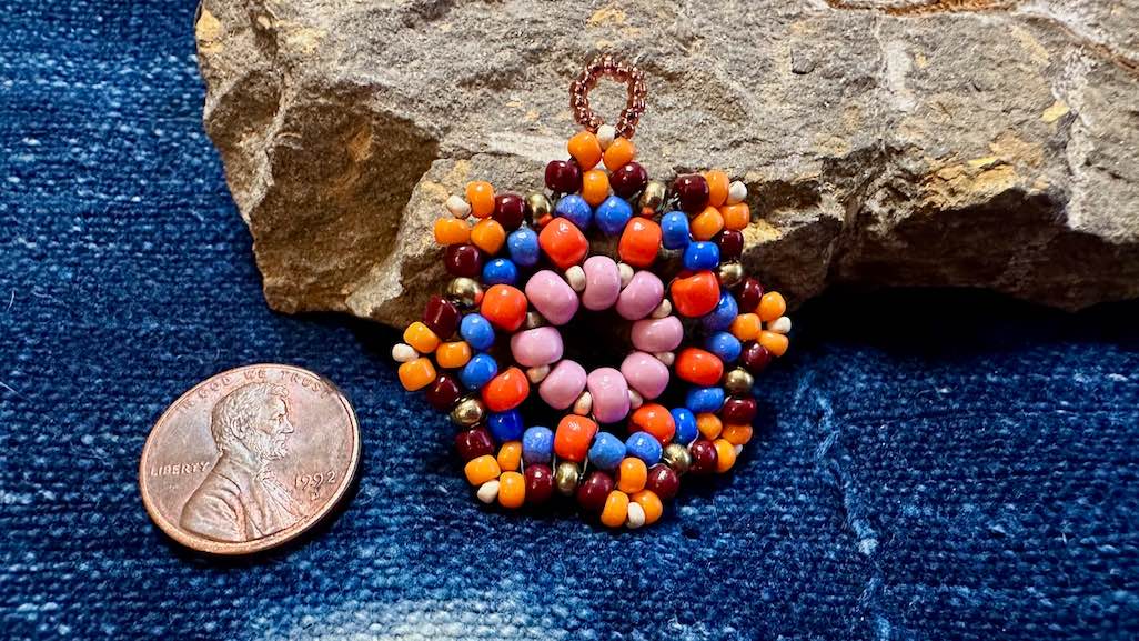 Beaded Mandala Pendant