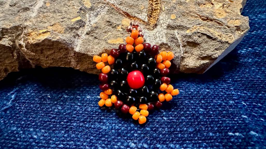 Beaded Mandala Pendant