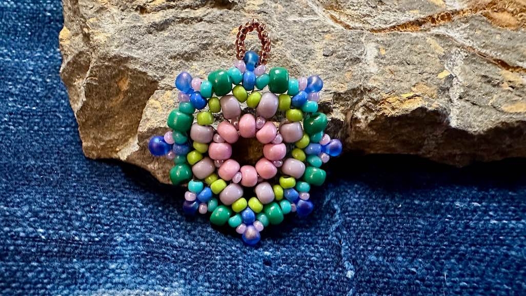 Beaded Mandala Pendant