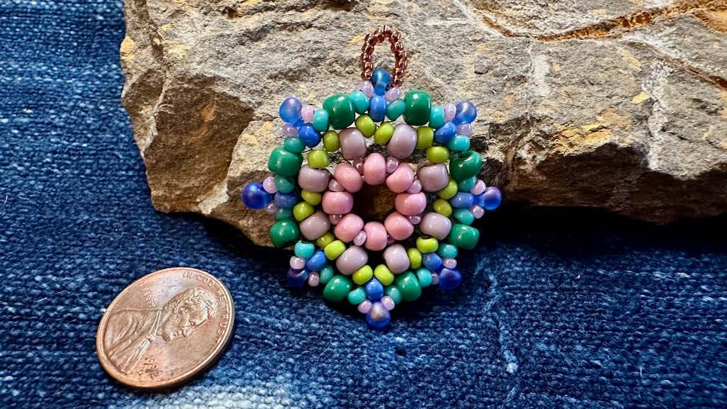 Beaded Mandala Pendant