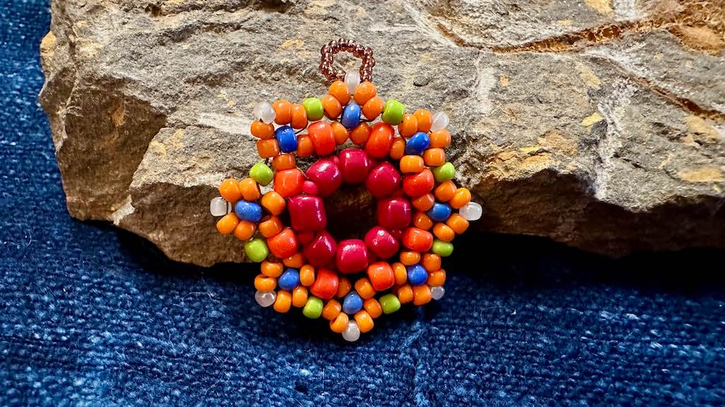 Beaded Mandala Pendant