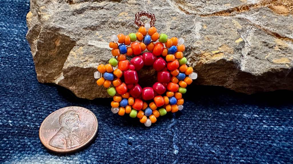 Beaded Mandala Pendant