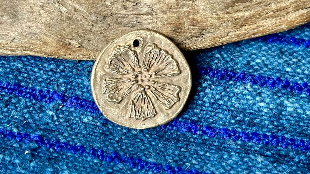 Bronze Pendant by Andrew Thornton - Anemone