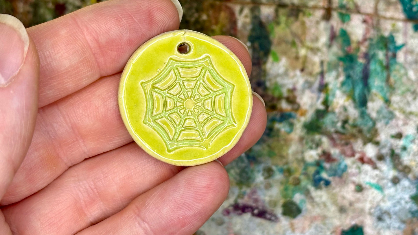 Ceramic Pendant by William Jones