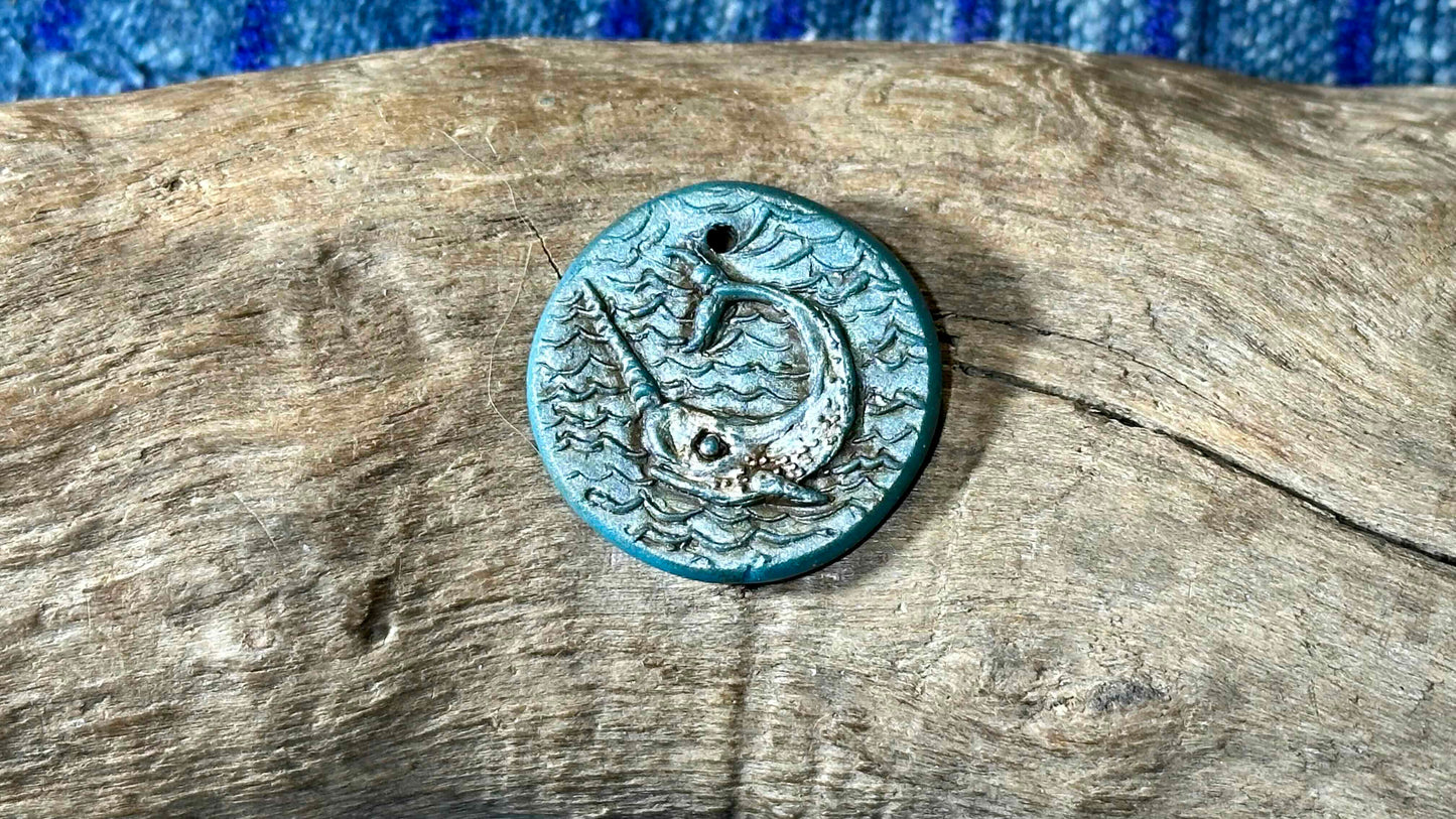 Polymer Clay Pendant by Andrew Thornton