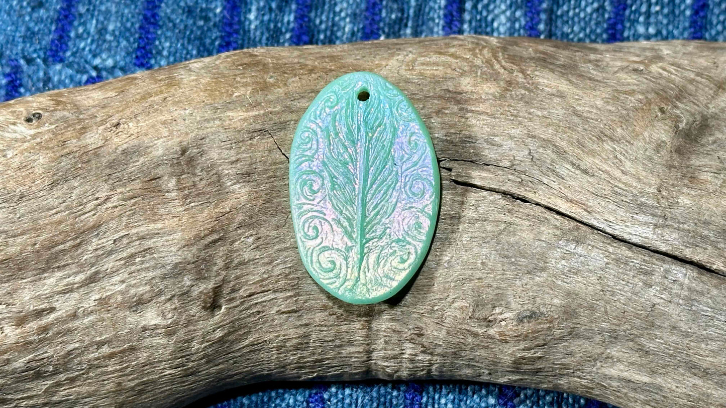 Polymer Clay Pendant by Andrew Thornton