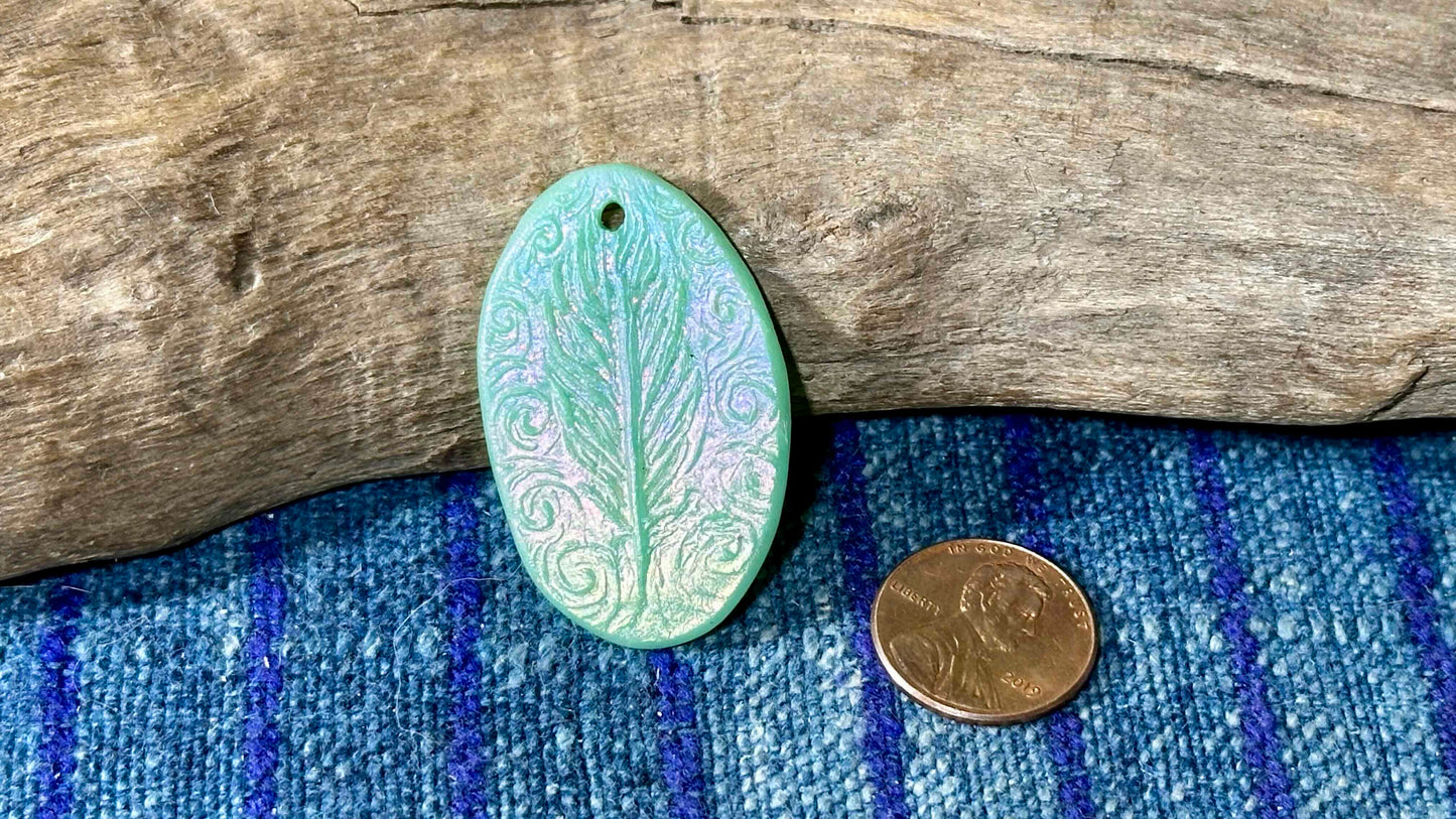 Polymer Clay Pendant by Andrew Thornton