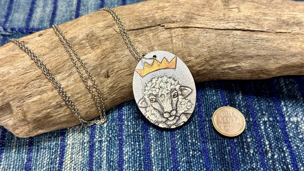 Noble Creatures Wooden Pendant / Necklace