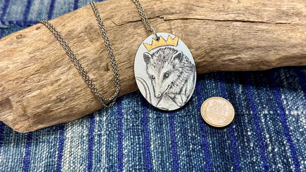 Noble Creatures Wooden Pendant / Necklace