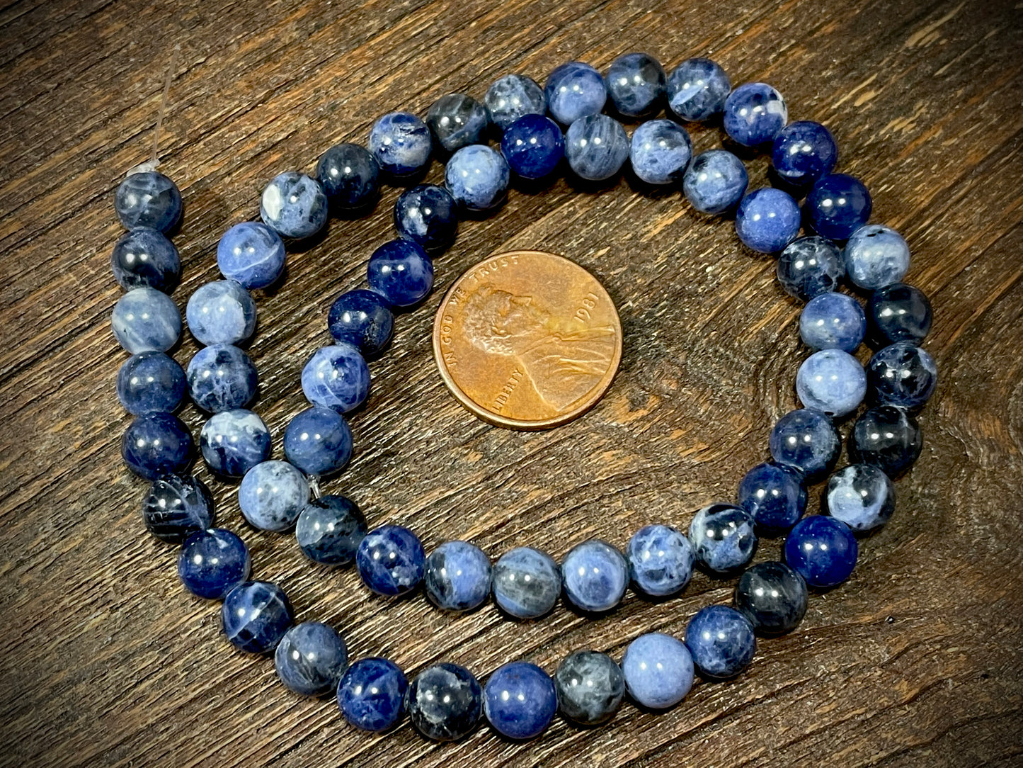 Sodalite 6mm Round Beads