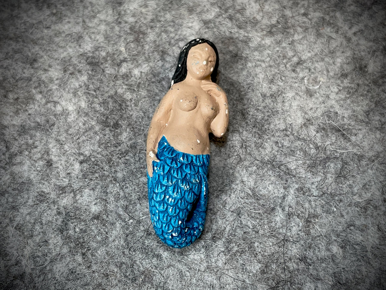 Peruvian Ceramic Bead—Mermaid