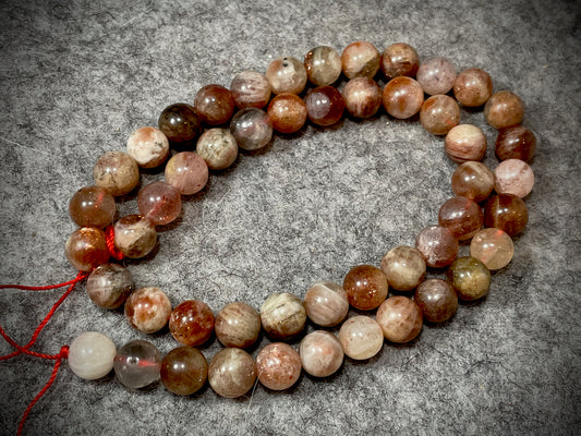 Sunstone 8mm Round Beads