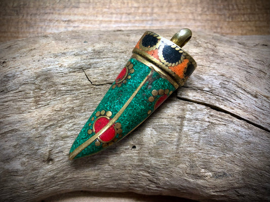 Nepalese Horn Pendant