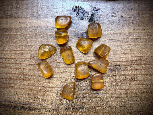 Lithuanian Amber Beads - Yellow