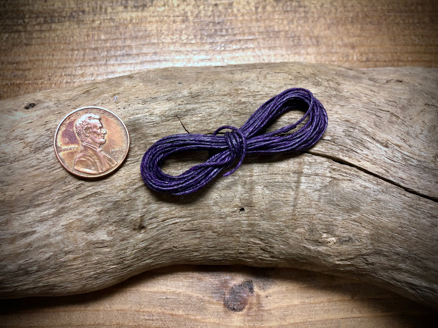 Waxed Irish Linen - Violet