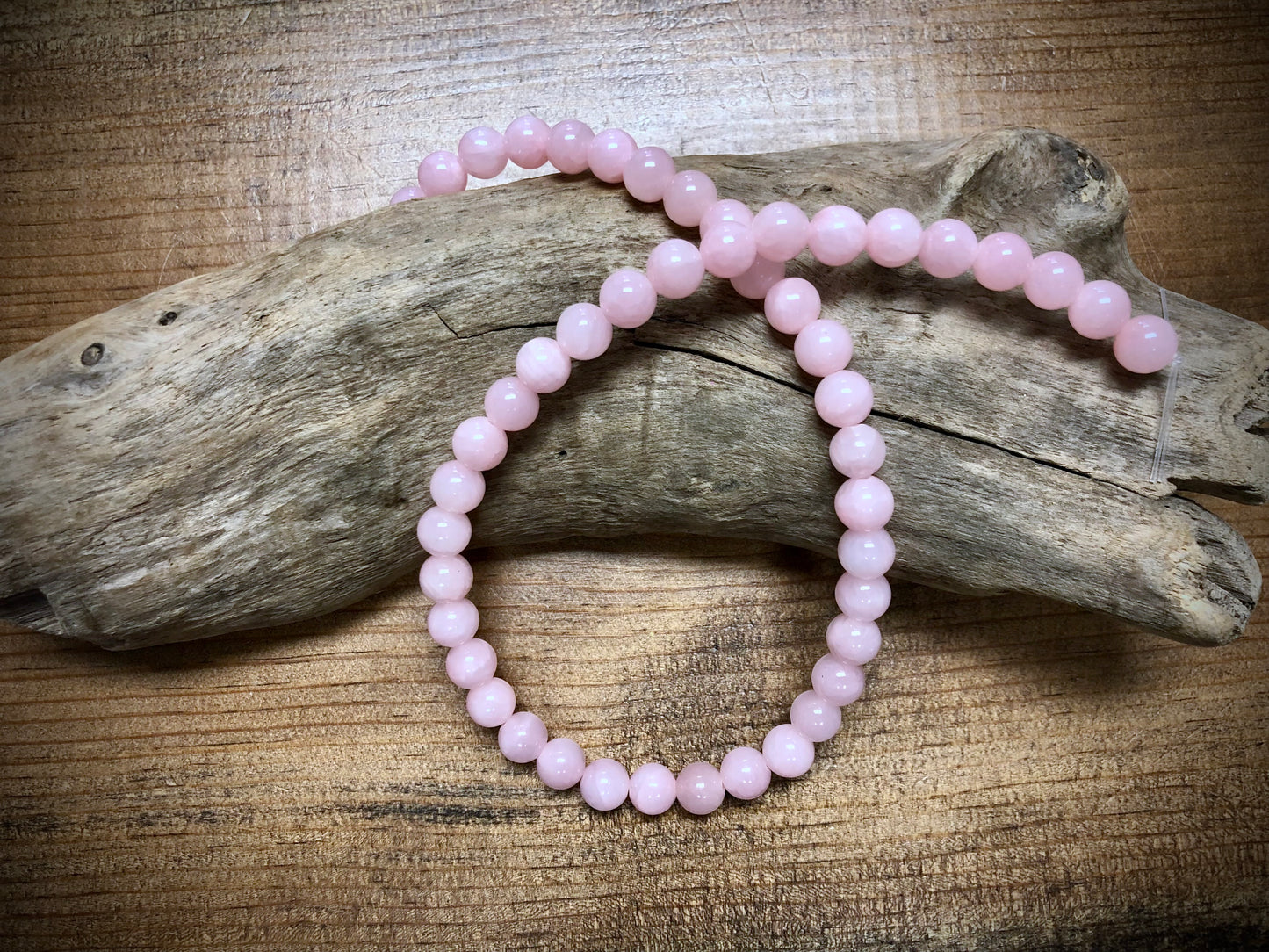 Dyed Jade Smooth Rounds - Light Pink - 8mm - 15.5"