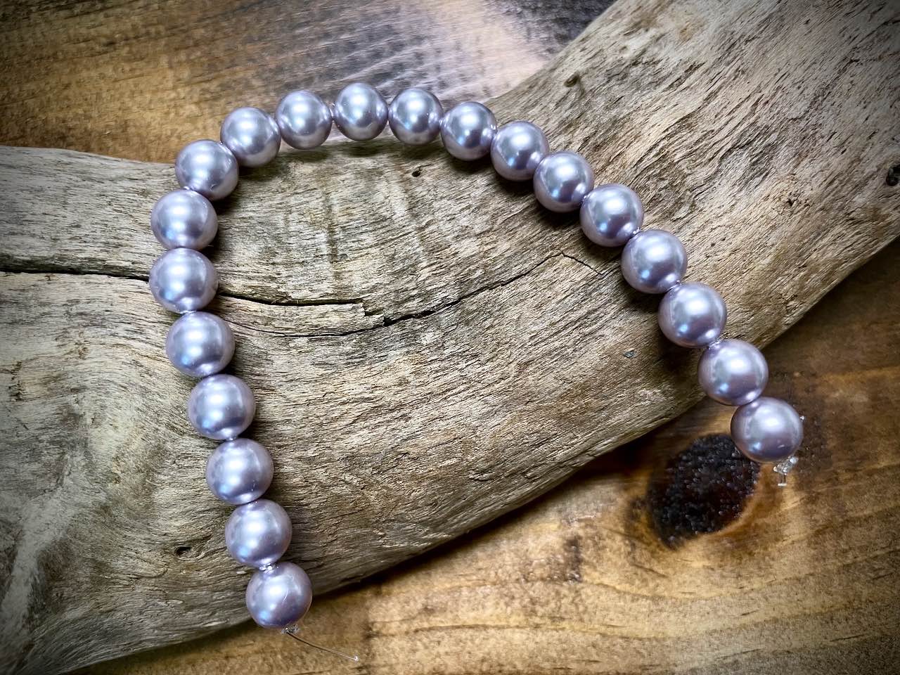 European Crystal Pearls - Lavender - 8mm - 20ct.