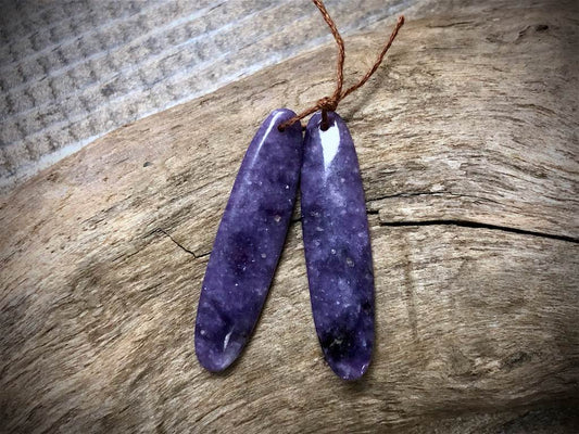 Lepidolite Gemstone Pair