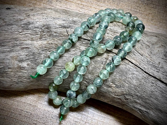 Prehnite Rounds Bead Strand - 6mm - 15"