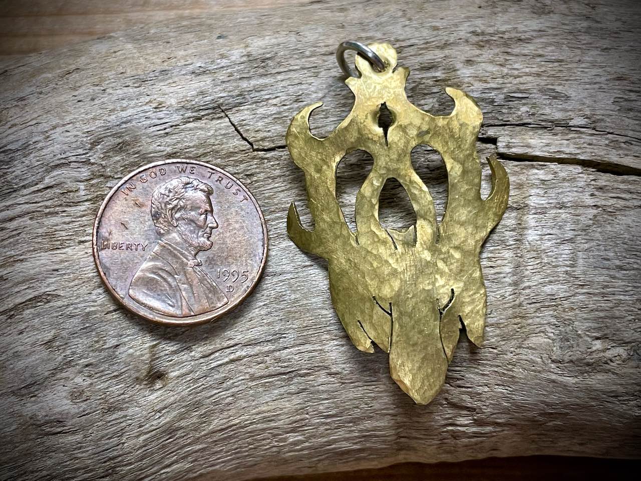 Crowned Stag Pendant by Nori Greer